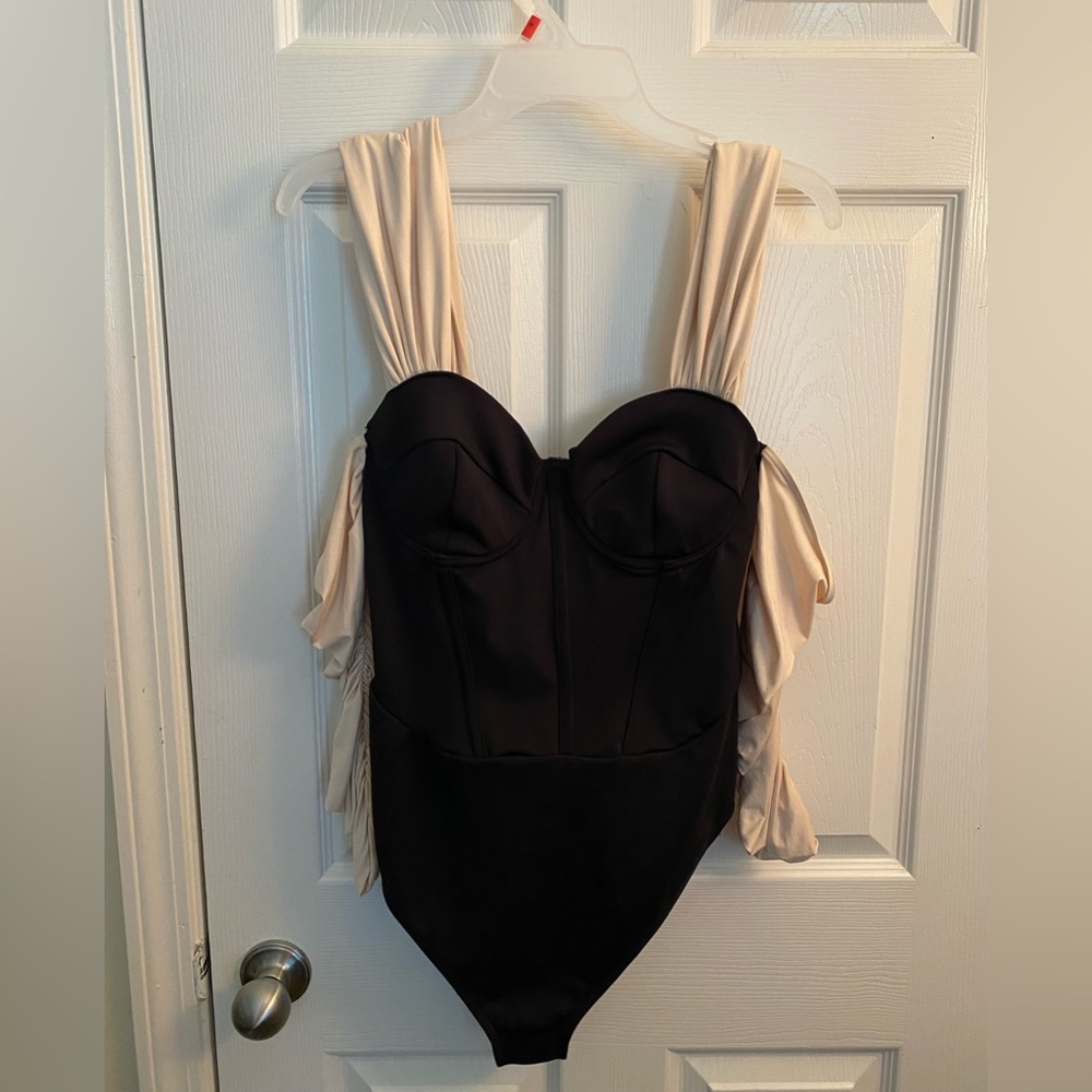 ASOS Black and Cream Bodysuit